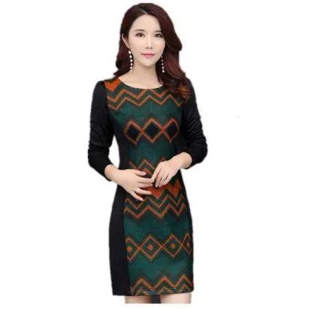 秋冬女生连衣裙该怎么穿好看?