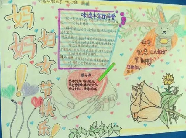 关于妇女节的手抄报图片大全