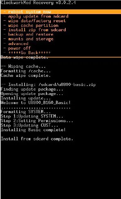 华为《recovery刷机》完整教程图文详解
