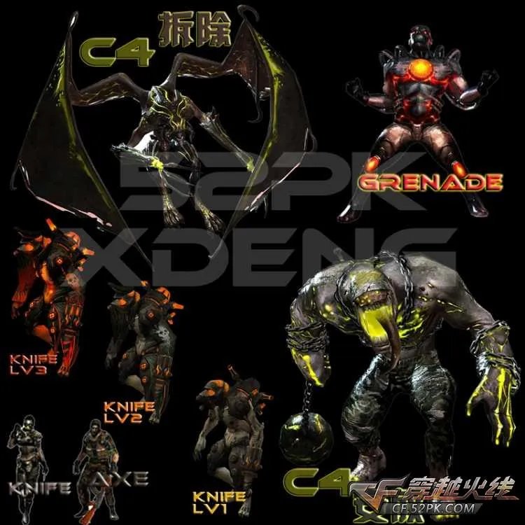 CF击杀图标 生化角色大全杀敌图标