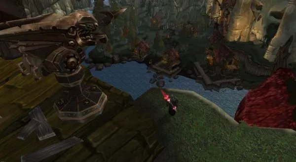 魔兽世界扫射龙颅村任务的鱼叉控制器在哪