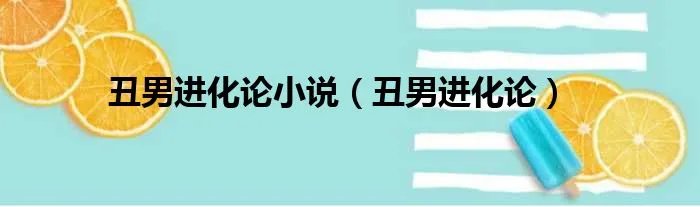 丑男进化论小说（丑男进化论）