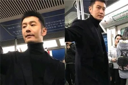 【图】偶遇黄晓明坐地铁 带病坚持录音获赞