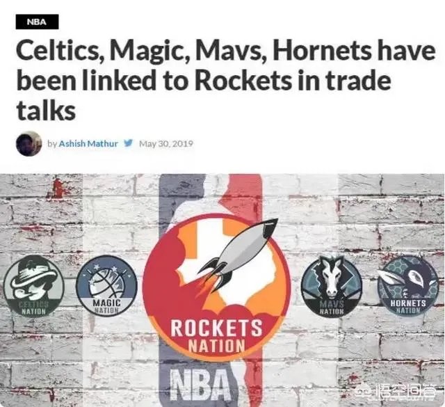 NBA火箭队跟风CBA更换新队标,新队标是否更好看了?