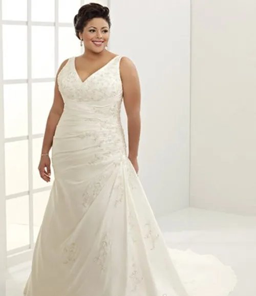 胖人适合穿的婚纱有哪些款式  胖新娘穿什么婚纱显瘦
