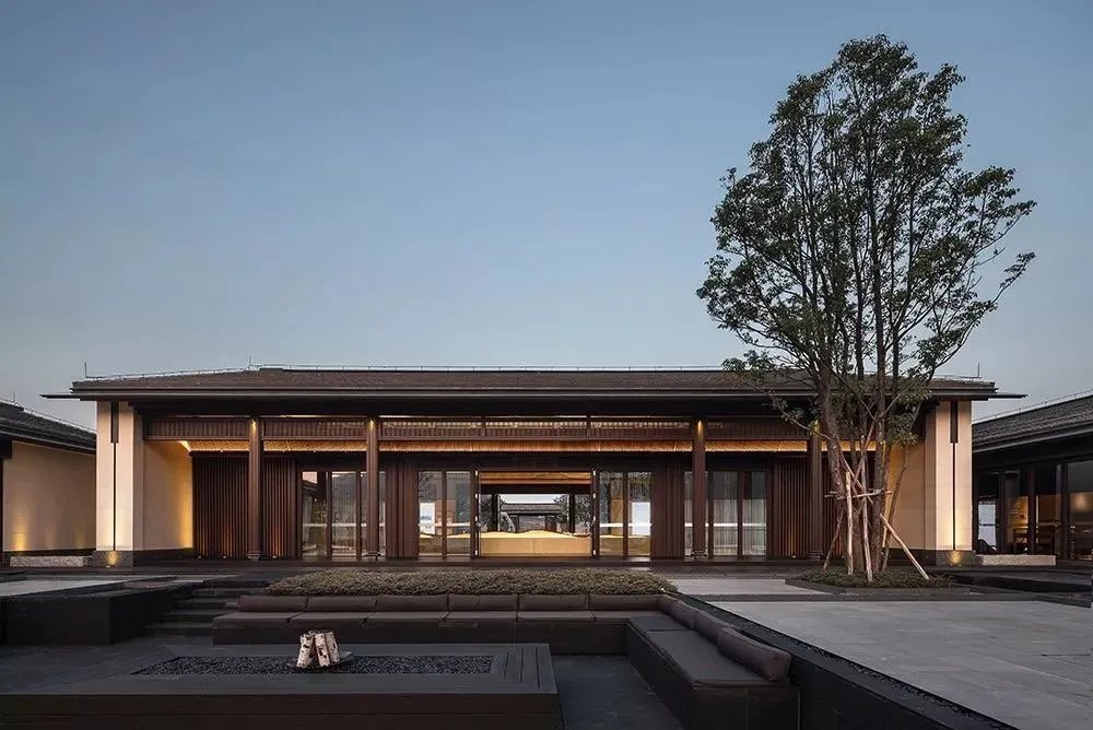 绝美村落售楼处设计,气韵空灵的诗意栖居理想生活,一千个人心里...