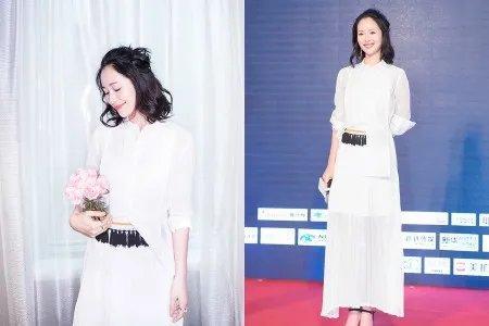 江一燕黄渤电影有哪些微博晒照胸以下全是腿