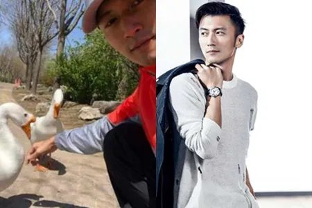 谢霆锋晒与鹅自拍   手游代言正式开服