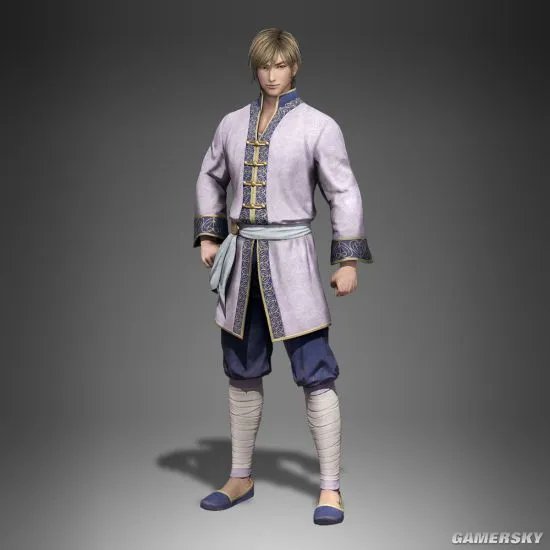 《真三国无双8》郭嘉人设 紫蓝衣襟下的悲剧命运