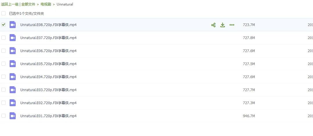 求日剧unnatural百度云！