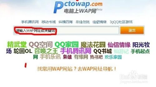 如何使用电脑上手机wap网站
