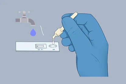 为什么新冠抗原放自来水也显示一条杠