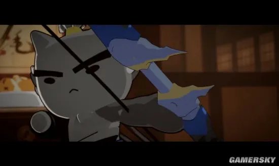 源氏喵大战半藏喵 猫星人版守望先锋“双龙”动画