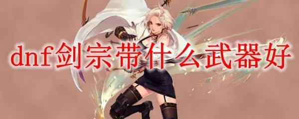 dnf剑宗带什么武器好