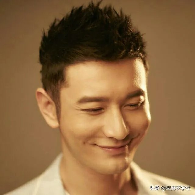 国字脸男士适合留什么发型?