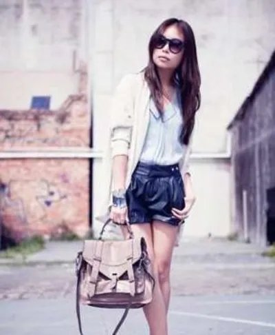 秋冬短裤搭配：潮流有范的秋冬短裤搭配技巧