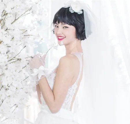 2018新娘短发发型 2018短发新娘发型图片