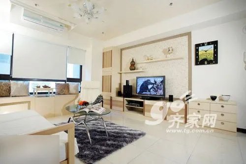 清新淡雅日式风格 80后美女自装99平米恬静三居室