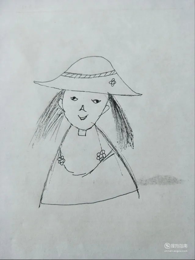 怎么画一个三八妇女节的小女生卡通简笔画