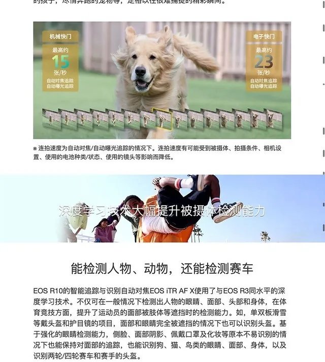 江苏佳能EOS R10微单相机轻量小型APS-C画幅