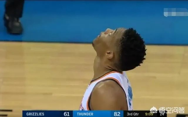 第三节没打完,威少就拿下16个篮板,成就赛季三双,你怎么看?