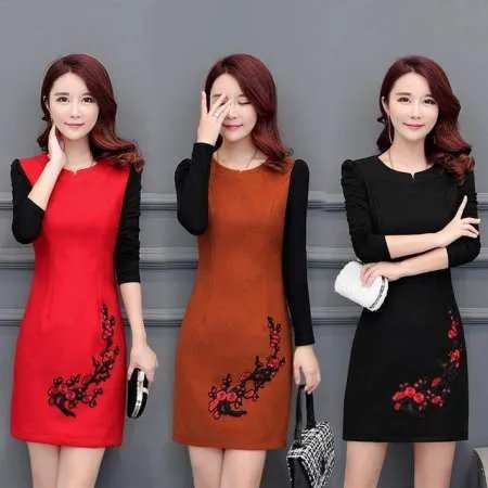 秋冬女生连衣裙该怎么穿好看?