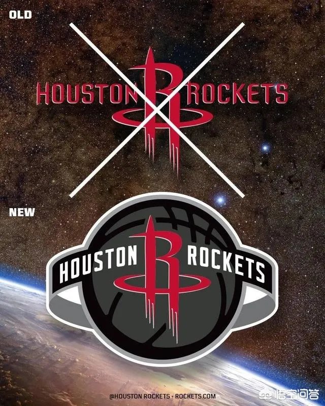 NBA火箭队跟风CBA更换新队标,新队标是否更好看了?