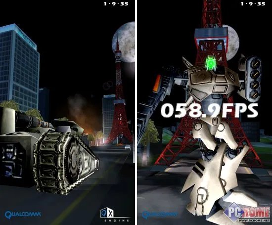 性能:高通8225双核1GHz主频