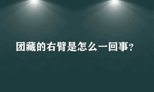 团藏的右臂是怎么一回事？