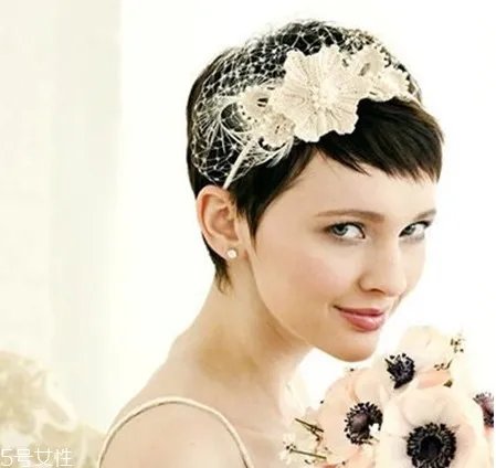 2018新娘短发发型 2018短发新娘发型图片
