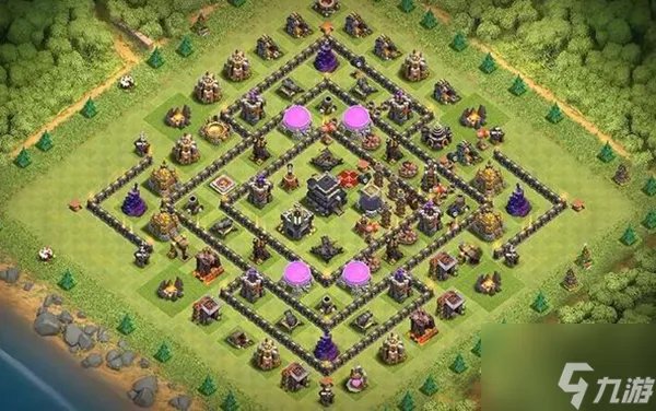 部落冲突9本最强布阵复制链接2023