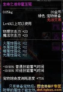 dnf迷你宠物大全