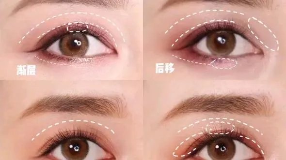 眼妆新手初学化妆教程?