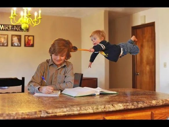 正能量！美有爱父亲为患唐氏综合症儿子拍“飞行照”