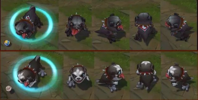 《LOL》2018愚人节炫彩皮肤克格萌犬展示效果