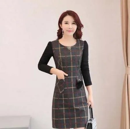 秋冬女生连衣裙该怎么穿好看?