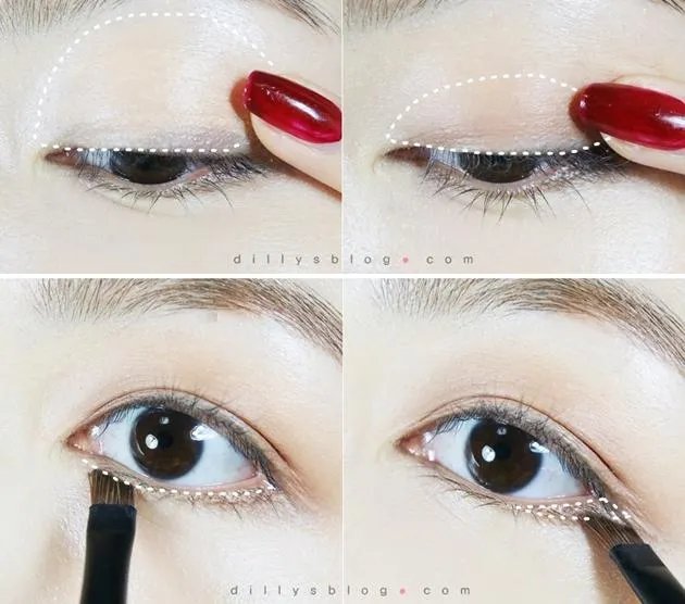 学习化烟熏妆的步骤,清纯优雅的烟熏妆?