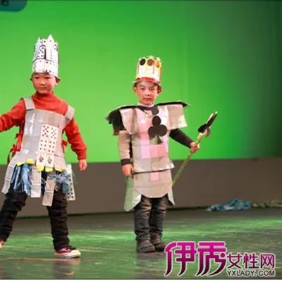 欣赏儿童环保时装秀图片