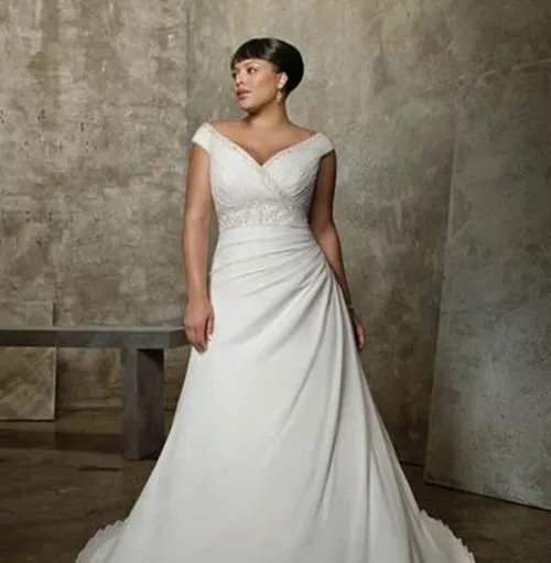 胖人适合穿的婚纱有哪些款式  胖新娘穿什么婚纱显瘦