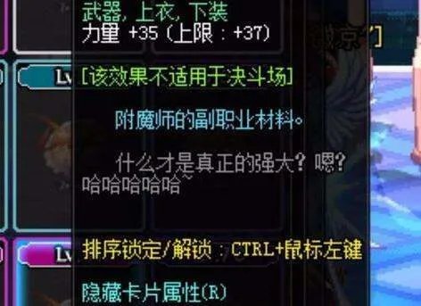 dnf65力量卡片叫什么