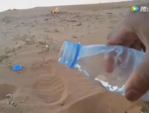 沙漠中倒下水接下来现惊奇一幕(组图)