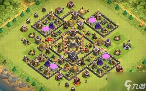 部落冲突9本最强布阵复制链接2023