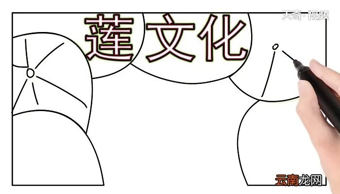 莲文化的魅力手抄报 莲文化的魅力画报