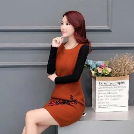 秋冬女生连衣裙该怎么穿好看?