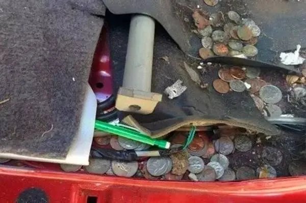 男子买到二手车 翻开座垫后惊呆了（图）