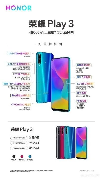 荣耀Play3拍照怎么样？是4800万像素吗？
