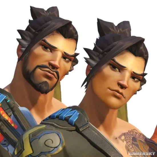 网友自制性转版《守望先锋》 女版半藏魅气十足