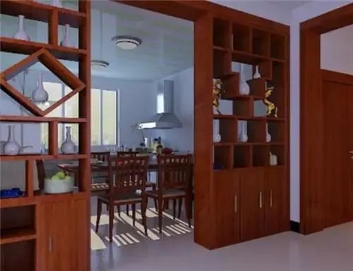 厨房隔断装修效果图，几款美观实用的厨房隔断