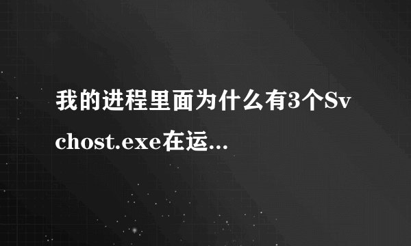 我的进程里面为什么有3个Svchost.exe在运行啊,是中毒了.dumprep.exe是什么程序啊.有时候出现站很大cpu