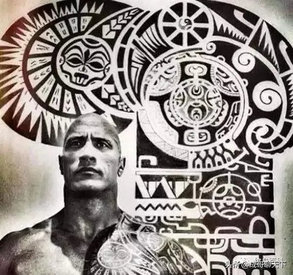 巨石强森、罗曼·雷恩斯的纹身都有什么来头?为什么他们的纹身很像?